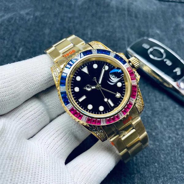 men's designer mechanical watch 40mm 904l stainless steel swimming watches classic sapphire wristwatch business casual montre, Slivery;black
men's designer mechanical watch 40mm 904l stainless steel swimming watches classic sapphire wristwatch business casual montre, Slivery;black