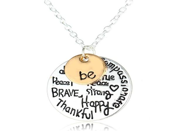 twotone quotbequot inspirational necklace graffiti charm pendant necklace friends sister christmas friends gifts for wom4226553, Silver
twotone quotbequot inspirational necklace graffiti charm pendant necklace friends sister christmas friends gifts for wom4226553, Silver