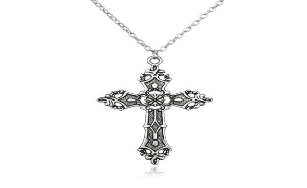 fashion vintage cross pendant necklace for women men gift long chain punk goth jewelry accessories choker gothic whole8119815, Silver
fashion vintage cross pendant necklace for women men gift long chain punk goth jewelry accessories choker gothic whole8119815, Silver