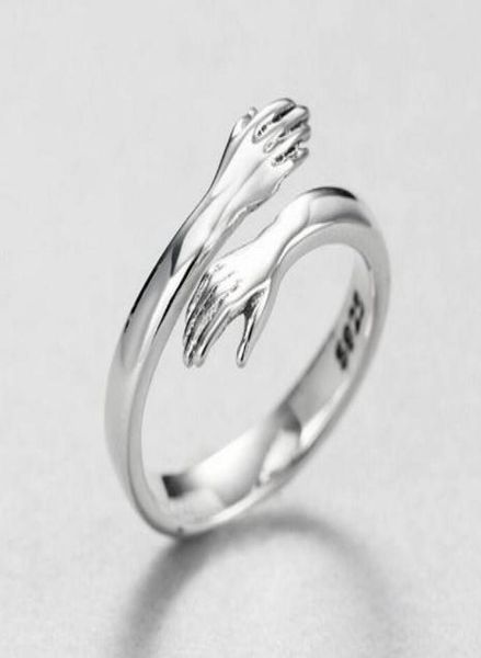 uinitail new 925 silver european and american jewelry love hug ring retro fashion tide flow open ring gn6019846712, Golden;silver
uinitail new 925 silver european and american jewelry love hug ring retro fashion tide flow open ring gn6019846712, Golden;silver