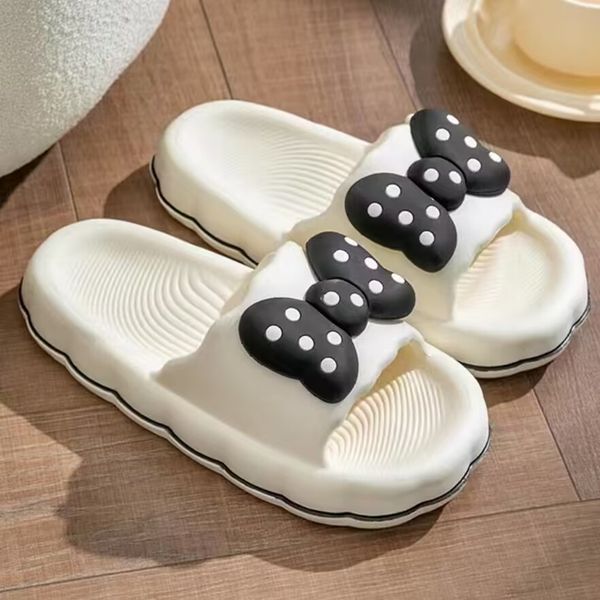 bow slippers summer female indoor quiet comfortable light cute sweet outdoor all-matching sandals, Black
bow slippers summer female indoor quiet comfortable light cute sweet outdoor all-matching sandals, Black