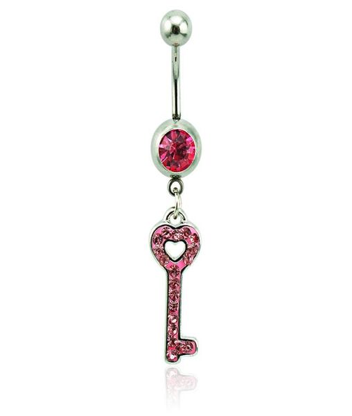 body piercing fashion belly button rings 316l stainless steel barbells pink rhinestone keys navel piercing jewelry2886152, Silver
body piercing fashion belly button rings 316l stainless steel barbells pink rhinestone keys navel piercing jewelry2886152, Silver