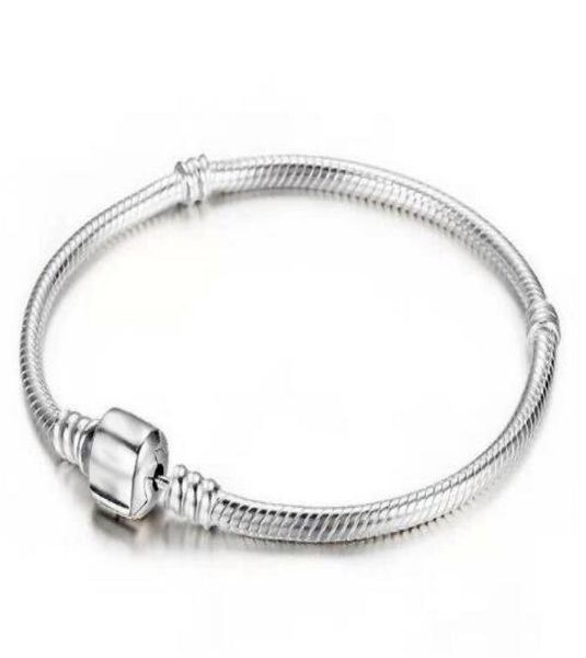 925 silver bracelet 16cm23cm snake chains diy jewelry accessories fit european style beads1202071, Black
925 silver bracelet 16cm23cm snake chains diy jewelry accessories fit european style beads1202071, Black