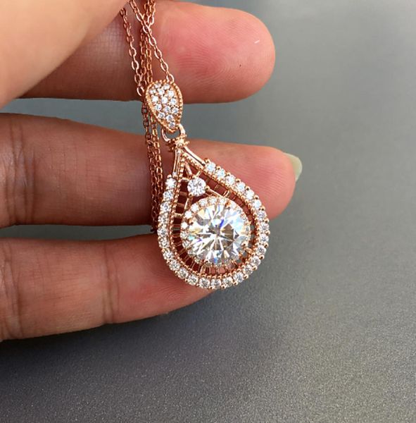fashion crystal water drop necklace rose gold diamond pendant necklaces women wedding necklaces fashion jewelry3539943, Silver
fashion crystal water drop necklace rose gold diamond pendant necklaces women wedding necklaces fashion jewelry3539943, Silver