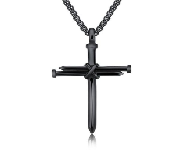 fashion stainless steel mens christian religious nail jewelry whole gold plated jesus cross pendant necklace for men5822276, Silver
fashion stainless steel mens christian religious nail jewelry whole gold plated jesus cross pendant necklace for men5822276, Silver