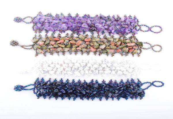 wojiaer natural fluorite quartz stone beaded weave strands bracelets chips beads adjustable bangle women jewelry bk3017538249, Black
wojiaer natural fluorite quartz stone beaded weave strands bracelets chips beads adjustable bangle women jewelry bk3017538249, Black
