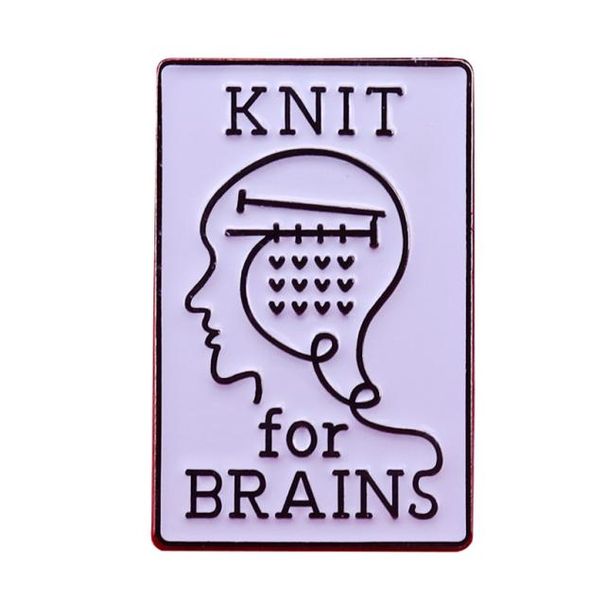 knit for brains enamel pin yarn crochet knit brooch yarn obsessed collector gift4552212, Gray
knit for brains enamel pin yarn crochet knit brooch yarn obsessed collector gift4552212, Gray