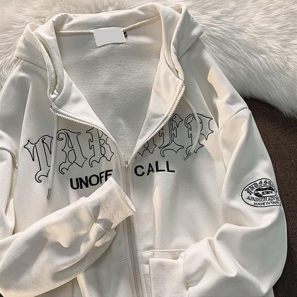 women's hoodies sweatshirts letter embroidery hoodies women harajuku long sleeve zip up sweatshirts vintage punk loose hooded jackets s, Black
women's hoodies sweatshirts letter embroidery hoodies women harajuku long sleeve zip up sweatshirts vintage punk loose hooded jackets s, Black