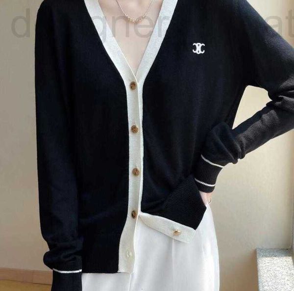 women's sweaters designer new for wool ladies luxury brand designer channel cardigan knitted sweater casual v-neck stitching cashmere p, White;black
women's sweaters designer new for wool ladies luxury brand designer channel cardigan knitted sweater casual v-neck stitching cashmere p, White;black