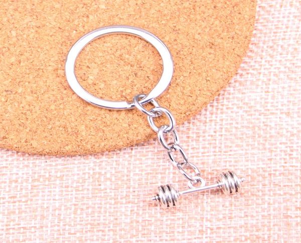 new keychain 2577mm fitness equipment barbell pendants diy men car key chain ring holder keyring souvenir jewelry gift7907460, Slivery;golden
new keychain 2577mm fitness equipment barbell pendants diy men car key chain ring holder keyring souvenir jewelry gift7907460, Slivery;golden