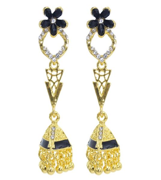 vintage jhumka earrings for women gold metal flower crystal bells bead tassel earring party afghan indian jewelry gift5060735, Silver
vintage jhumka earrings for women gold metal flower crystal bells bead tassel earring party afghan indian jewelry gift5060735, Silver