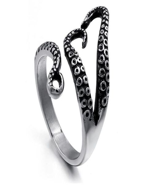creative rinhoo cool rings dragon ring titanium steel gothic deep sea squid ocs ring fashion jewelry opened adjustable size to6109273, Golden;silver
creative rinhoo cool rings dragon ring titanium steel gothic deep sea squid ocs ring fashion jewelry opened adjustable size to6109273, Golden;silver