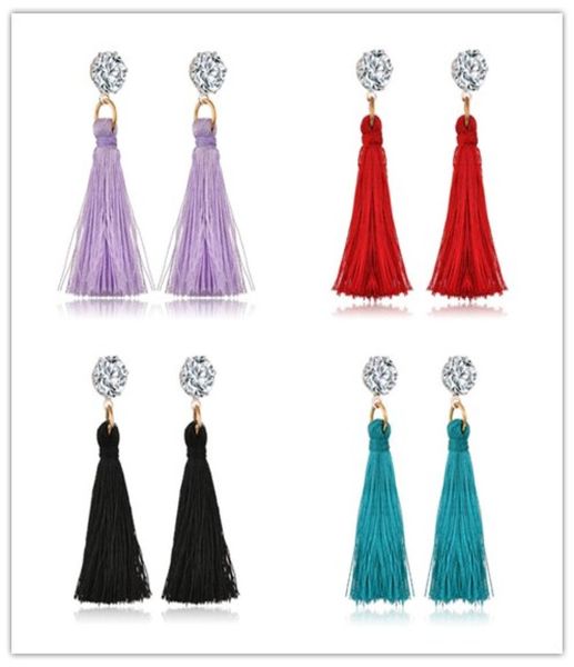 handmade tassel earrings 12 colors trendy black red yellow green white long dangles ear broncos silk fringed jewellery for women1869983, Silver
handmade tassel earrings 12 colors trendy black red yellow green white long dangles ear broncos silk fringed jewellery for women1869983, Silver