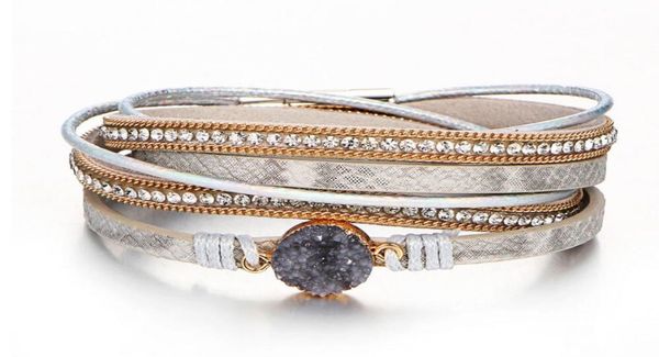 vintage multilayer leather bracelet for women men new charms wrap bracelets femme fashion jewelry magnetic buckle bracelet5211367, Golden;silver
vintage multilayer leather bracelet for women men new charms wrap bracelets femme fashion jewelry magnetic buckle bracelet5211367, Golden;silver