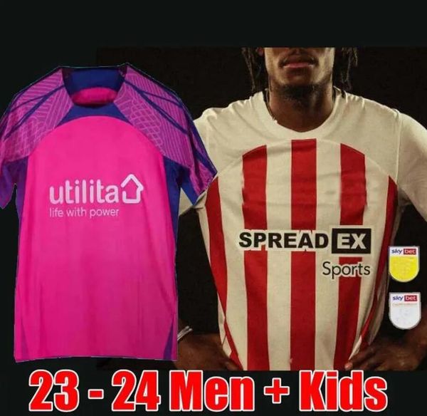 23 24 sunderland soccer jerseys stewart simms roberts amad clarke dajaku embleton evans o'nien football shirt pritchard mens kids kit h, Black;yellow
23 24 sunderland soccer jerseys stewart simms roberts amad clarke dajaku embleton evans o'nien football shirt pritchard mens kids kit h, Black;yellow