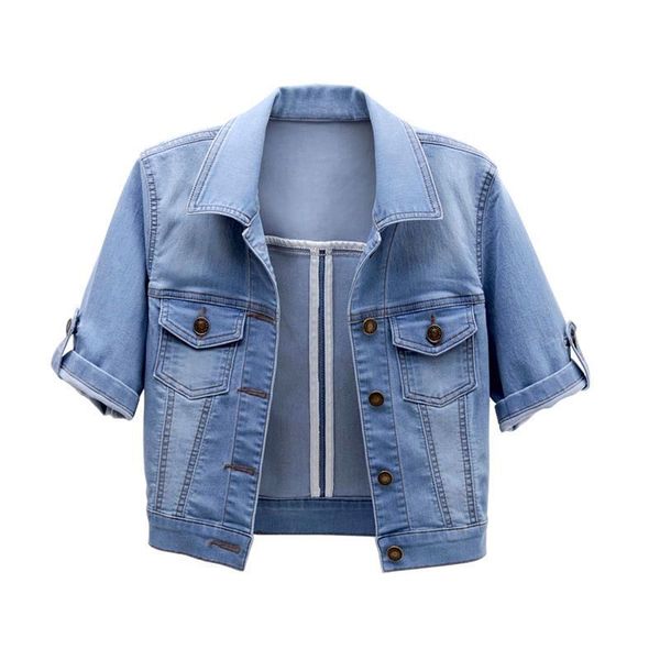 womens jackets denim jacket women short sleeve jean woman elastic comfortable coat chaqueta vaquera mujer veste jeans femme 230707, Black;brown
womens jackets denim jacket women short sleeve jean woman elastic comfortable coat chaqueta vaquera mujer veste jeans femme 230707, Black;brown