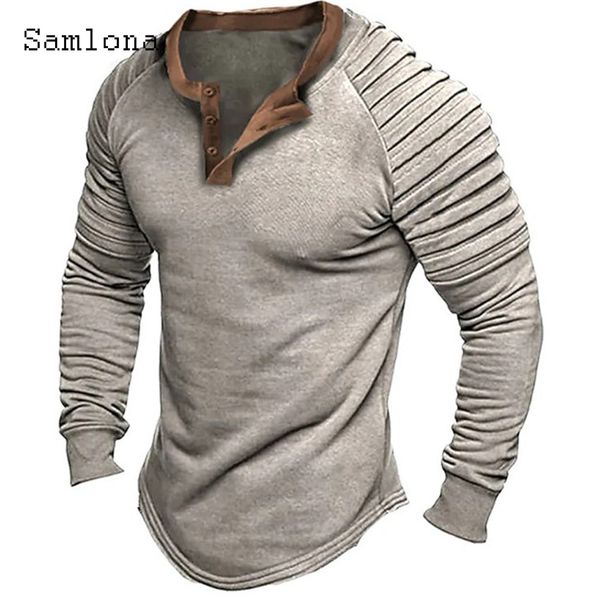men s polos plus size 3xl mens patchwork t shirts 2023 america europe fashion men long sleeves pullovers casual ruched shirt clothing 23070, White;black
men s polos plus size 3xl mens patchwork t shirts 2023 america europe fashion men long sleeves pullovers casual ruched shirt clothing 23070, White;black