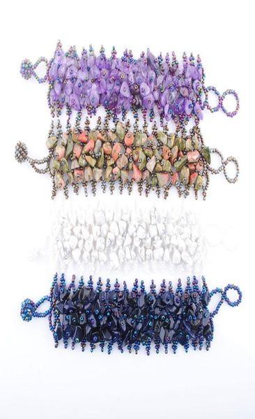 wojiaer natural fluorite quartz stone beaded weave strands bracelets chips beads adjustable bangle women jewelry bk3016124345, Black
wojiaer natural fluorite quartz stone beaded weave strands bracelets chips beads adjustable bangle women jewelry bk3016124345, Black