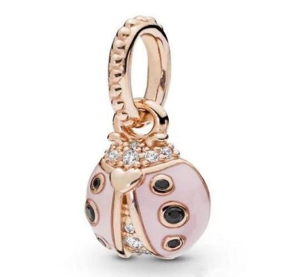 original 925 sterling silver bead charm rose lucky pink ladybird pendant beads fit bracelet & necklace diy jewelry5235563, Black
original 925 sterling silver bead charm rose lucky pink ladybird pendant beads fit bracelet & necklace diy jewelry5235563, Black