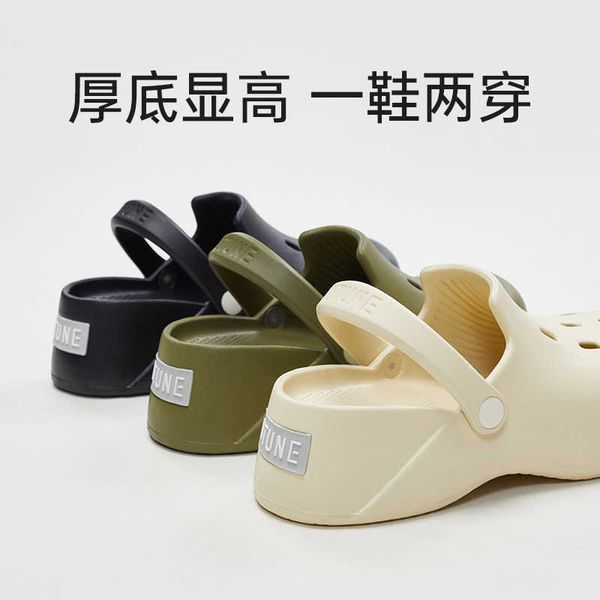 thick soled hole muller women's bag summer anti slip soft sole wearing beach shoes and feeling of stepping on feces at home, Black
thick soled hole muller women's bag summer anti slip soft sole wearing beach shoes and feeling of stepping on feces at home, Black