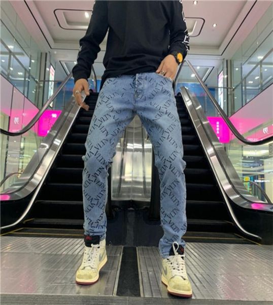 2020 european and american style men039s jeans slim fit tear jeans men039s high street men039s jogging jeans knee hole wa9604903, Blue
2020 european and american style men039s jeans slim fit tear jeans men039s high street men039s jogging jeans knee hole wa9604903, Blue