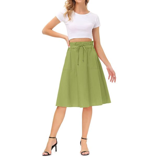 skirts cotton aline midi skirt high waist lace up solid color elegant summer womens streetwear dailywear falda 230707, Black
skirts cotton aline midi skirt high waist lace up solid color elegant summer womens streetwear dailywear falda 230707, Black