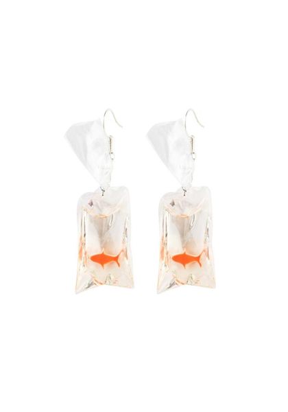 fashion creative koi fish goldfish water bag dangle earrings cute handmade earrings womens jewelry3560930, Silver
fashion creative koi fish goldfish water bag dangle earrings cute handmade earrings womens jewelry3560930, Silver