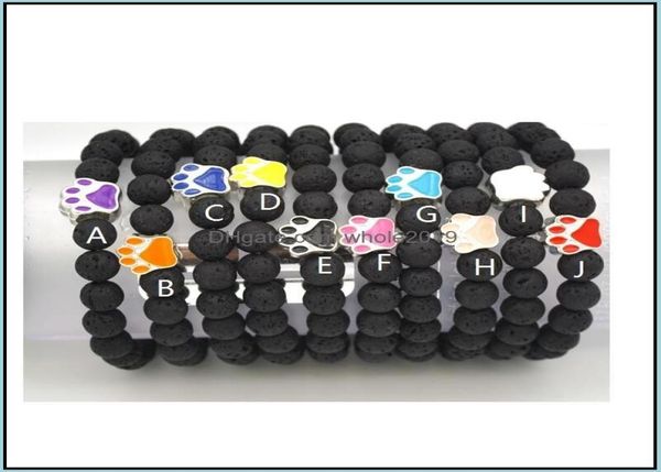 beaded new paw charms 8mm black lava stone strand elastic bracelet essential oil diffuser bracelets volcanic rock footprint hand d1091661
beaded new paw charms 8mm black lava stone strand elastic bracelet essential oil diffuser bracelets volcanic rock footprint hand d1091661