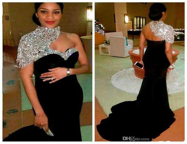 2020 bling bling elegant black long mermaid evening dresses high neck crystal beaded short sleeves women crystal beaded formal pro1227245, Black;red
2020 bling bling elegant black long mermaid evening dresses high neck crystal beaded short sleeves women crystal beaded formal pro1227245, Black;red