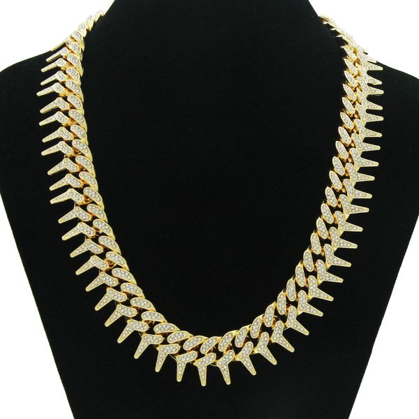 designer jewelry thorny diamond cuban link chain men iced out miami cuban necklace bling barbed moissanite hip hop rapper night club jewelry, Silver
designer jewelry thorny diamond cuban link chain men iced out miami cuban necklace bling barbed moissanite hip hop rapper night club jewelry, Silver