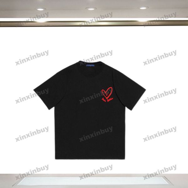 xinxinbuy men designer tee t shirt 23ss 1854 love letter printing pin short sleeve cotton women white black blue xs-l, Black;brown
xinxinbuy men designer tee t shirt 23ss 1854 love letter printing pin short sleeve cotton women white black blue xs-l, Black;brown