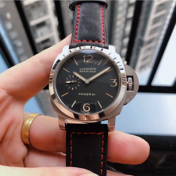 luxury mechanical watch panaral_ sapphire mirror swiss automatic movement size 44mm imported cowhide strap mir3, Slivery;brown
luxury mechanical watch panaral_ sapphire mirror swiss automatic movement size 44mm imported cowhide strap mir3, Slivery;brown