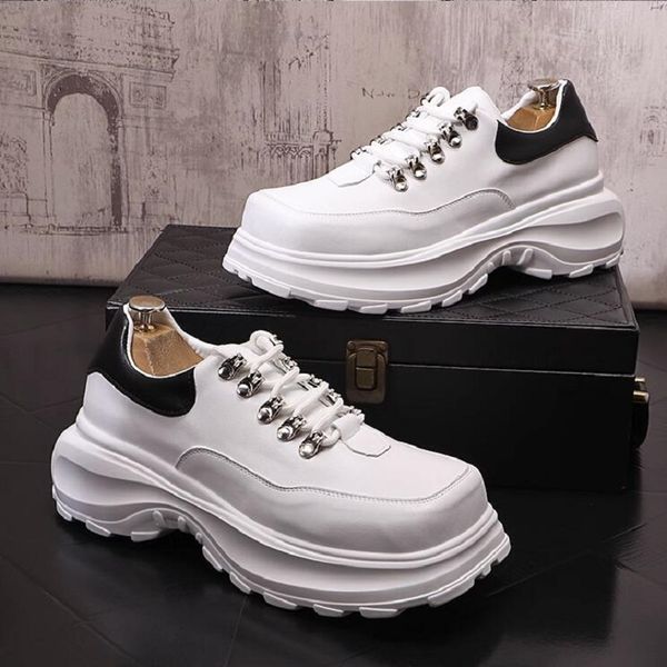men square head shoes thick bottom designer causal flats footwear luxury punk rock walking sneakers 1aa11, Black
men square head shoes thick bottom designer causal flats footwear luxury punk rock walking sneakers 1aa11, Black