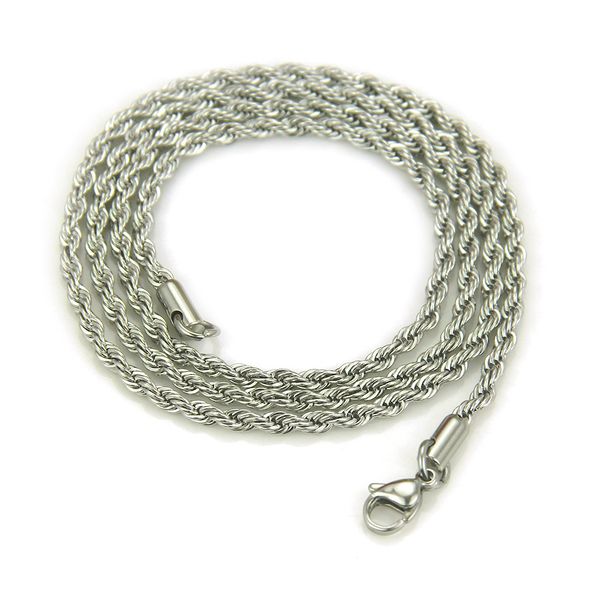 designer jewelry titanium steel rope chain twist chain 20inch 50cm hip hop necklace couple necklace silver gold rapper night club jewelry go
designer jewelry titanium steel rope chain twist chain 20inch 50cm hip hop necklace couple necklace silver gold rapper night club jewelry go