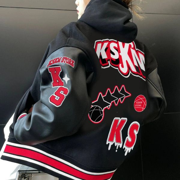 womens jackets letter embroidery coat women jacket high street vintage motorcycle clothing casual for clothes 230707, Black;brown
womens jackets letter embroidery coat women jacket high street vintage motorcycle clothing casual for clothes 230707, Black;brown