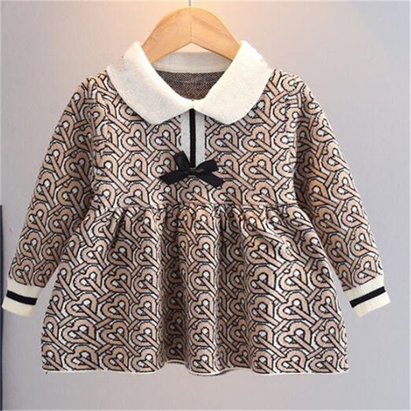 designer girls dress knitted princess sweater dresses spring autumn letters printed kids baby dress long sleeve bowknot children clothing, Red;yellow
designer girls dress knitted princess sweater dresses spring autumn letters printed kids baby dress long sleeve bowknot children clothing, Red;yellow