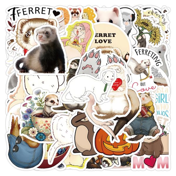 52pcs cute ferret stickers graffiti kids toy skateboard car motorcycle bicycle sticker decals wholesale
52pcs cute ferret stickers graffiti kids toy skateboard car motorcycle bicycle sticker decals wholesale