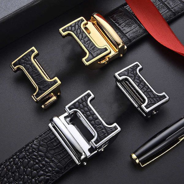new h automatic buckle alligator belly pattern men jeans belt business suit mens fashion brand leather belts wholesale, Black;brown
new h automatic buckle alligator belly pattern men jeans belt business suit mens fashion brand leather belts wholesale, Black;brown