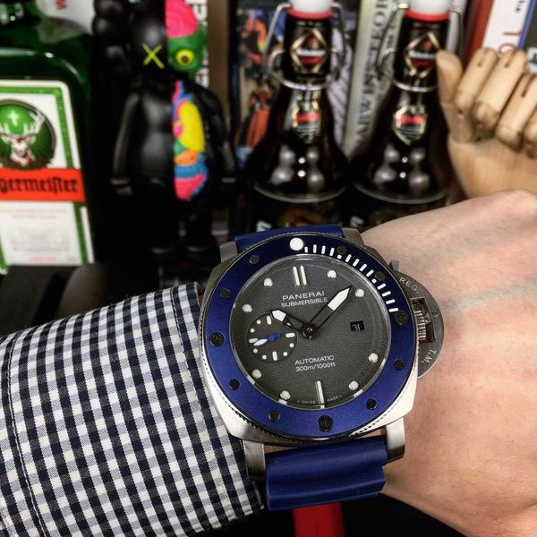luxury mechanical watch panaral_ swiss automatic mechanical movement sapphire mirror size 47mm imported rubber watchband xp72, Slivery;brown
luxury mechanical watch panaral_ swiss automatic mechanical movement sapphire mirror size 47mm imported rubber watchband xp72, Slivery;brown