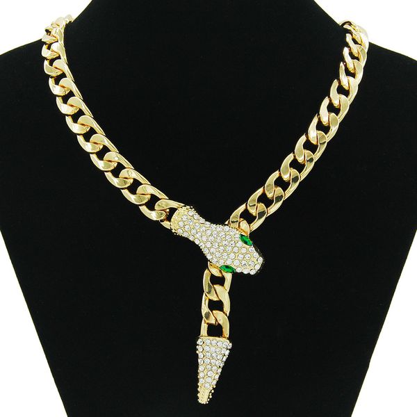 designer jewelry women cuban link chain miami cuban necklace silver gold bling snake head magnetic buckle diamond hip hop rapper night club
designer jewelry women cuban link chain miami cuban necklace silver gold bling snake head magnetic buckle diamond hip hop rapper night club