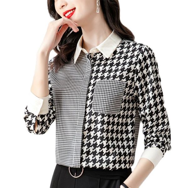 luxury fashion women runway shirt 2023 designer bright silk turn-down collar classic button up blouses spring autumn winter office ladies lo, White
luxury fashion women runway shirt 2023 designer bright silk turn-down collar classic button up blouses spring autumn winter office ladies lo, White