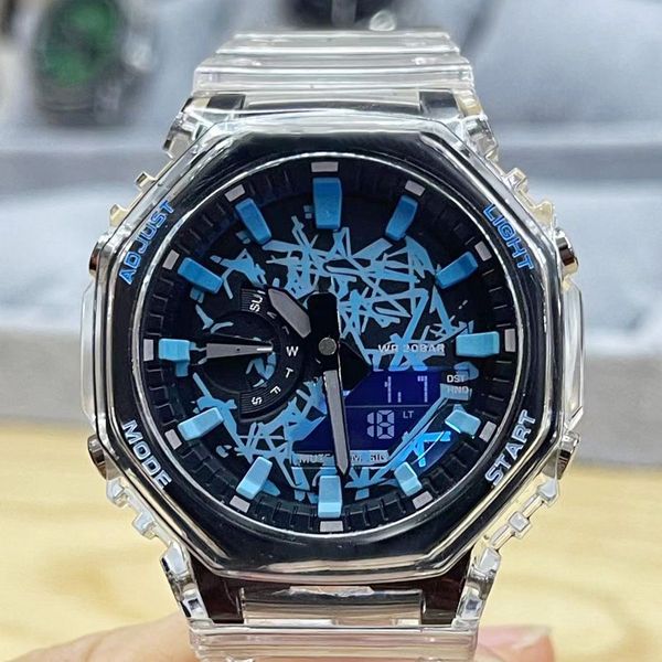 men's sports digital watch automatic hand light oak series ultra thin assembled dial waterproof led world time iced out watch, Slivery;golden
men's sports digital watch automatic hand light oak series ultra thin assembled dial waterproof led world time iced out watch, Slivery;golden
