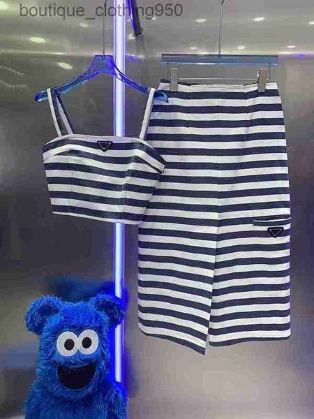 designer womens two piece dress brand washed old denim age navy style stripe halflength dresses set women triangle two piece set, White
designer womens two piece dress brand washed old denim age navy style stripe halflength dresses set women triangle two piece set, White