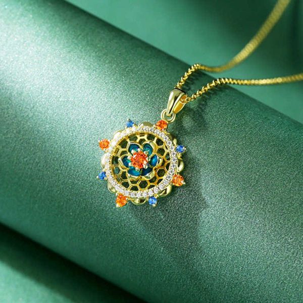 bfirst lotus series 925 sterling silver micro inlaid color zircon necklace women china-chic jewelry
bfirst lotus series 925 sterling silver micro inlaid color zircon necklace women china-chic jewelry