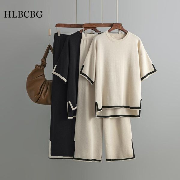 pants women knitted sweater two pieces sets spring summer oneck loose pullovers sweater & wideleg pants knitwear 2pcs suits, White
pants women knitted sweater two pieces sets spring summer oneck loose pullovers sweater & wideleg pants knitwear 2pcs suits, White
