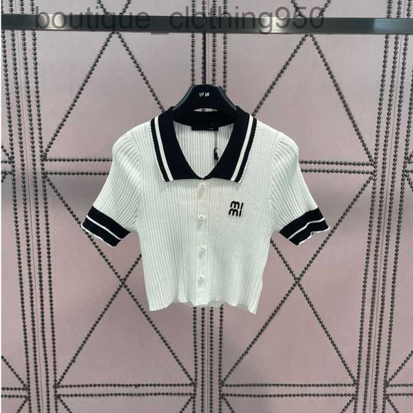 designer womens knits tees embroidery letter knitwear women slim short sleeve polo t shirt style slim fit trend, White
designer womens knits tees embroidery letter knitwear women slim short sleeve polo t shirt style slim fit trend, White