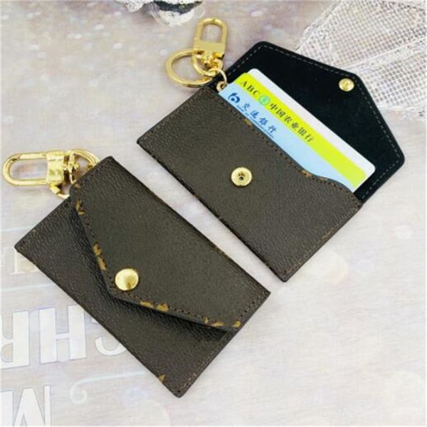 new designer letter wallet keychain keyring fashion purse pendant car chain charm brown flower mini bag luxury accessories, Red;blue
new designer letter wallet keychain keyring fashion purse pendant car chain charm brown flower mini bag luxury accessories, Red;blue