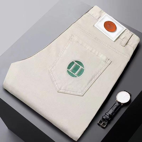 designer luxury men's jeans simple slim letter wash high street stretch jeans straight leg high street letter print casual pants, Blue
designer luxury men's jeans simple slim letter wash high street stretch jeans straight leg high street letter print casual pants, Blue