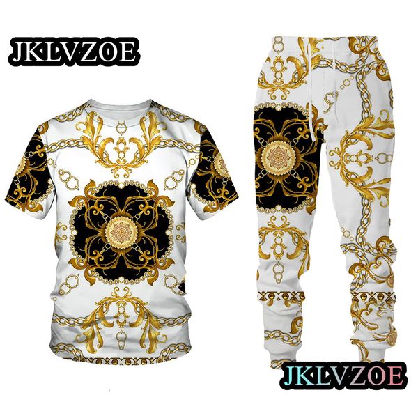 men's tracksuits summer clothes for men set casual fashion luxury chain series printed tracksuit t-shirt pants set streetwear men', Gray
men's tracksuits summer clothes for men set casual fashion luxury chain series printed tracksuit t-shirt pants set streetwear men', Gray