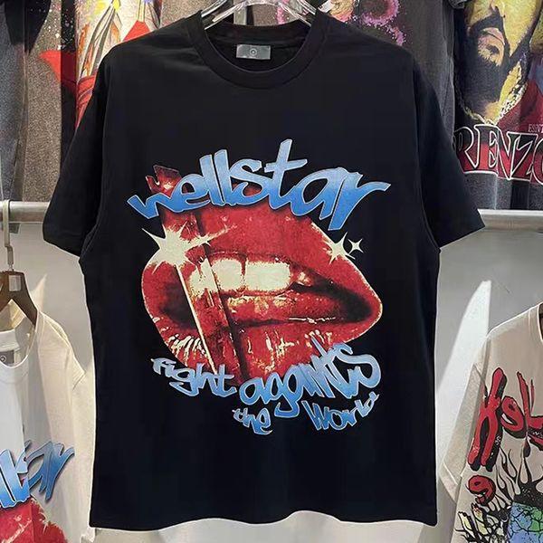 men's t-shirts hellstar t-shirt red lip monogram print fashion vintage couple short sleeve t shirt summer tee 230707, White;black
men's t-shirts hellstar t-shirt red lip monogram print fashion vintage couple short sleeve t shirt summer tee 230707, White;black